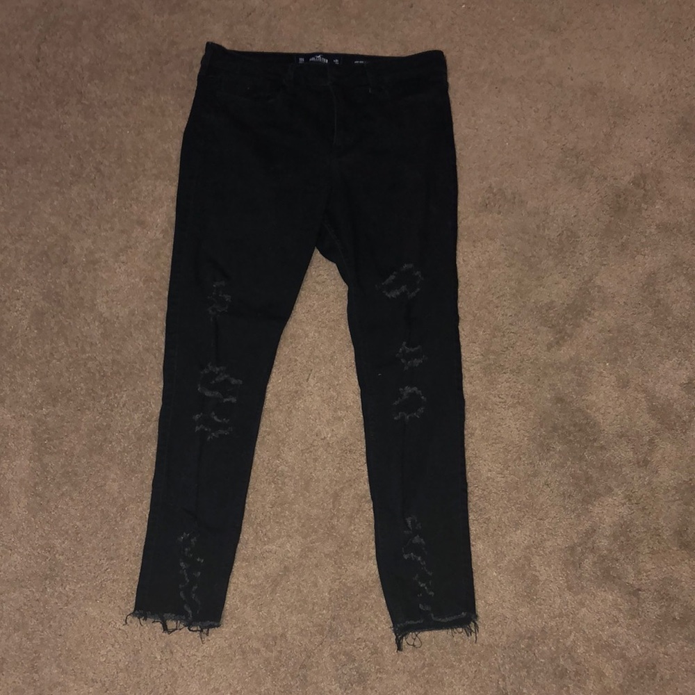Hollister Black High Rise Super Skinny Jeans